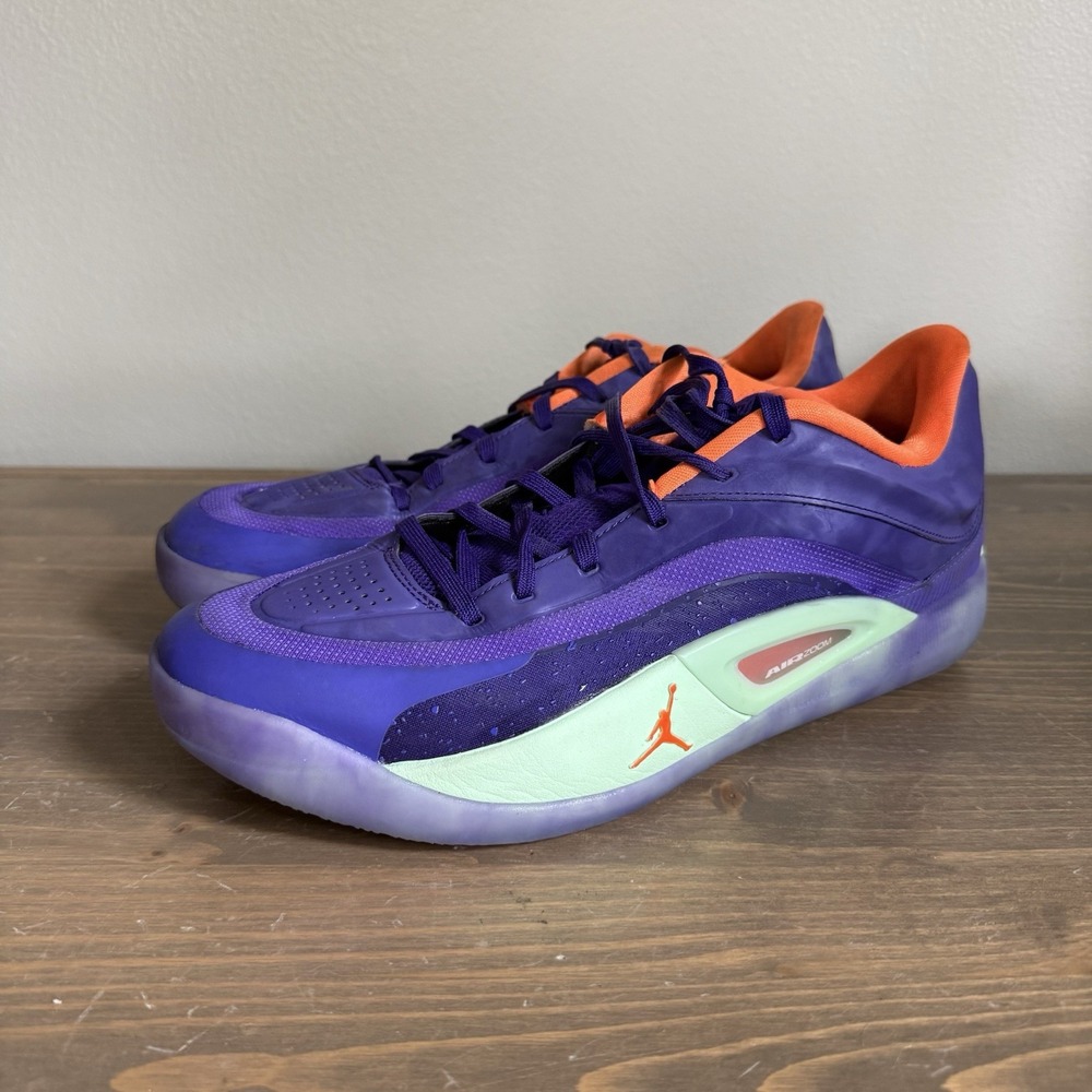 Nike Men 11 Court Psychic Purple Orange Jordan Zion 4 Basketball Shoe FB1802-500